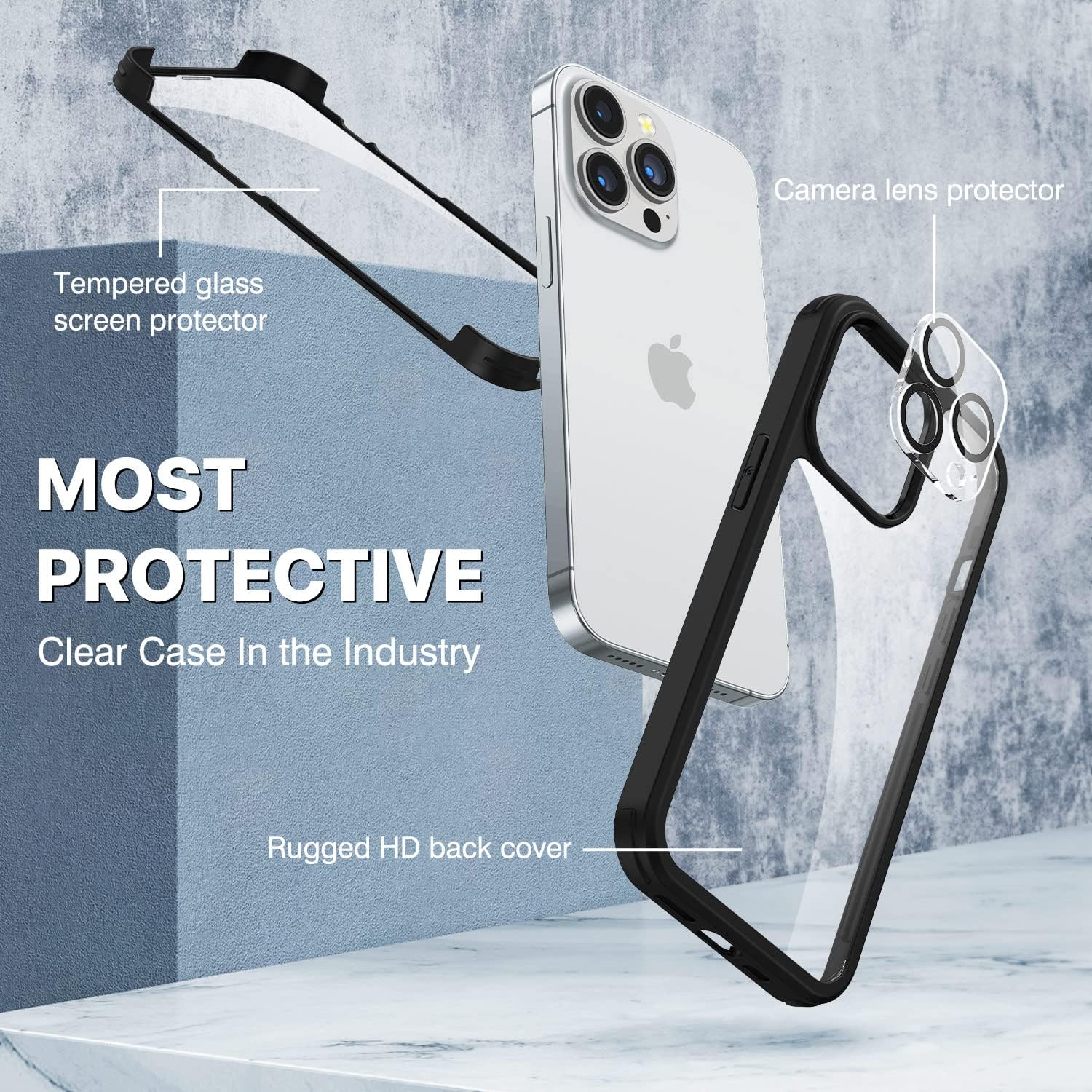 Detalle de CENHUFO iPhone 14 Pro case with glass