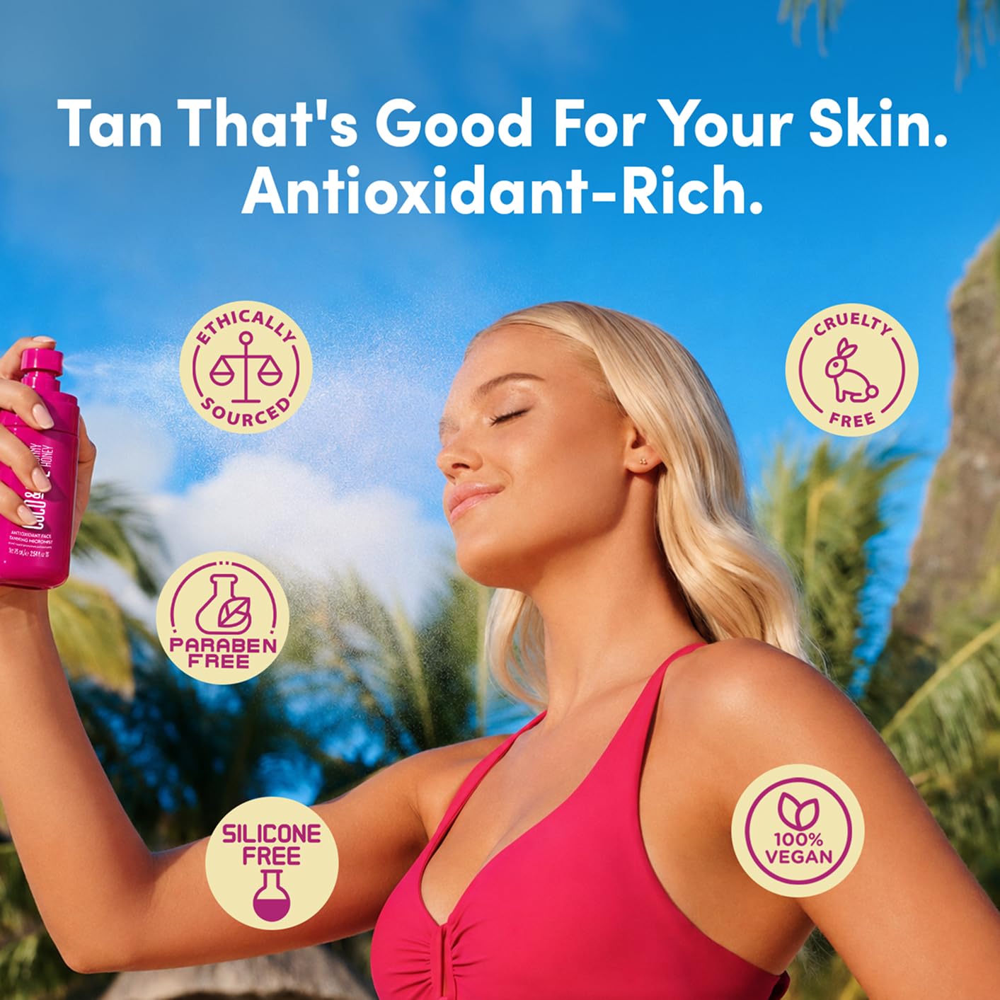 Thumbnail 6 de Coco & Eve Face Tanning Micromist, 2.54 fl oz Facial Self Tanner