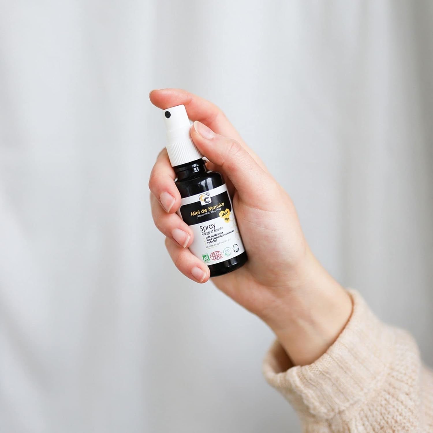 Thumbnail 2 de Comptoirs et Compagnies Bio-Mundspray mit Manuka Honig IAA15+ (MGO 300) – Bio-Hals- und Mundspray