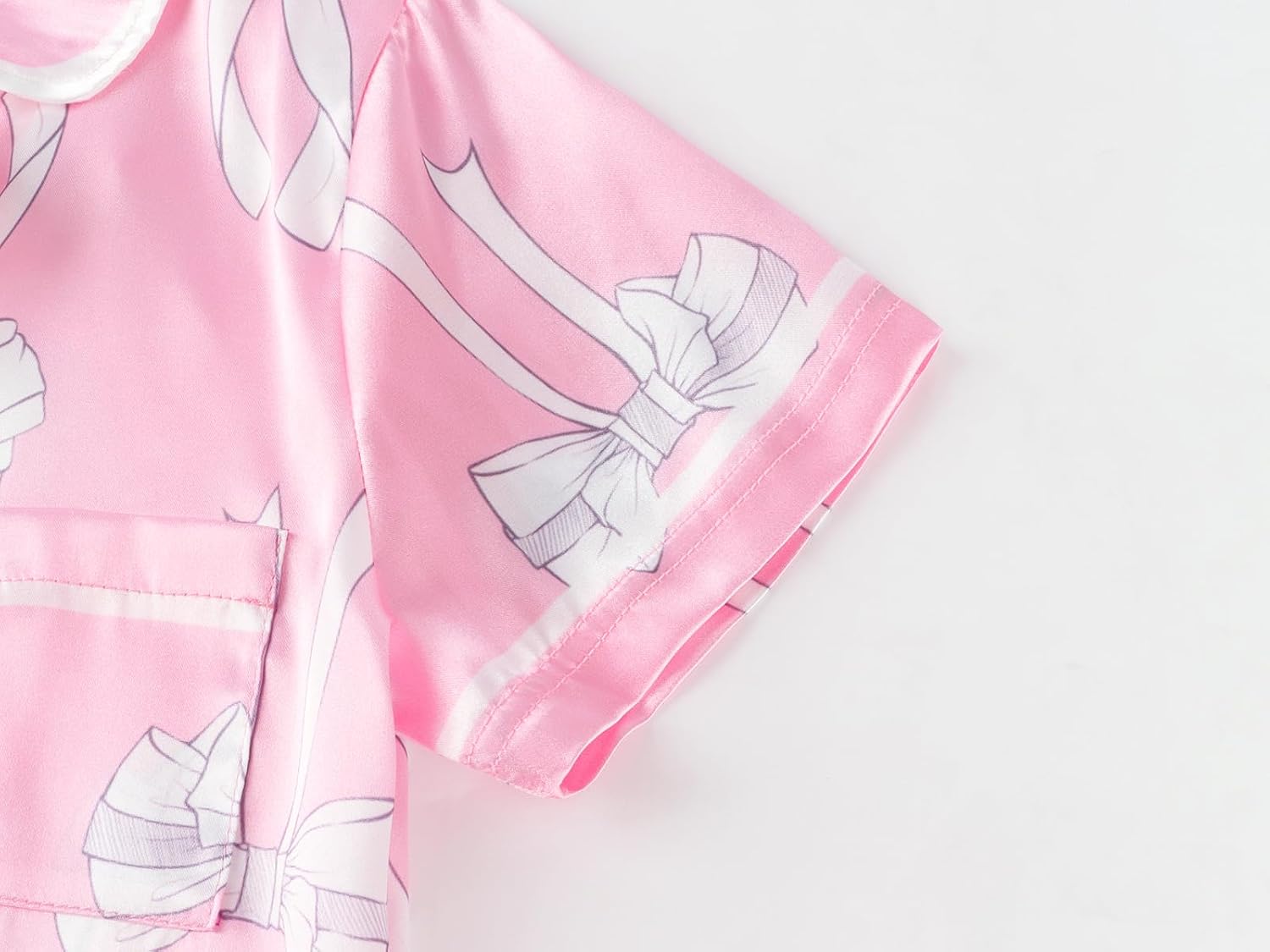 Thumbnail 4 de Girls Satin Pajama Set
