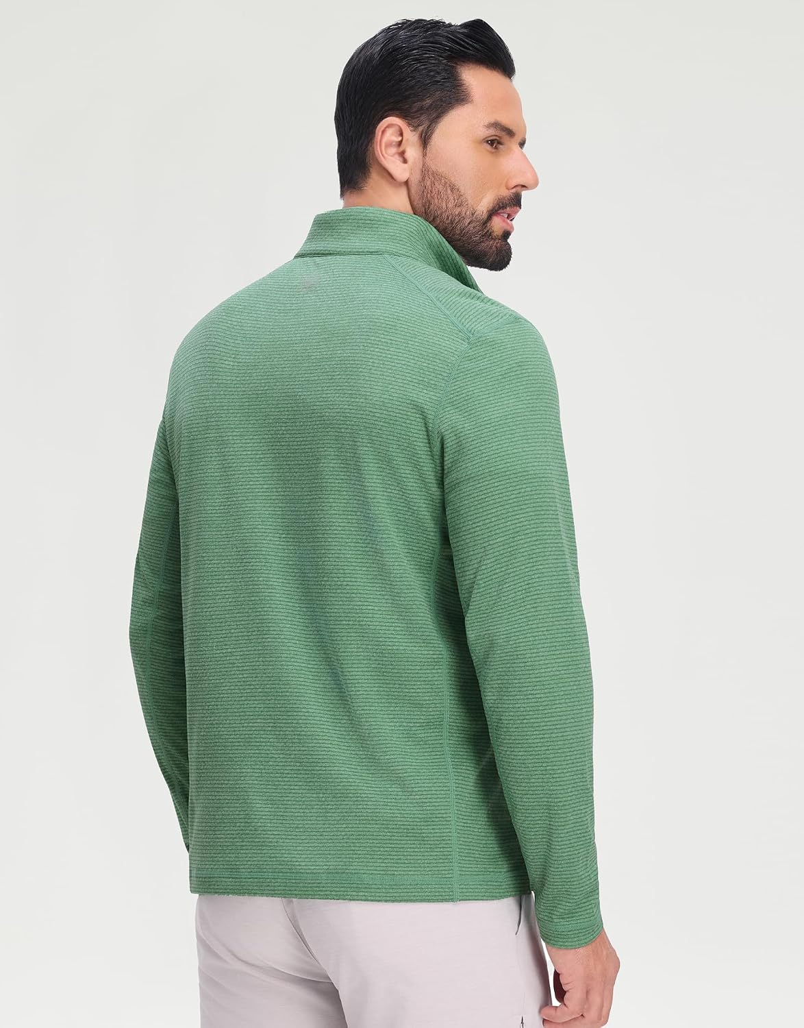 Detalle de M MAELREG Quarter-Zip Pullover Mock Neck