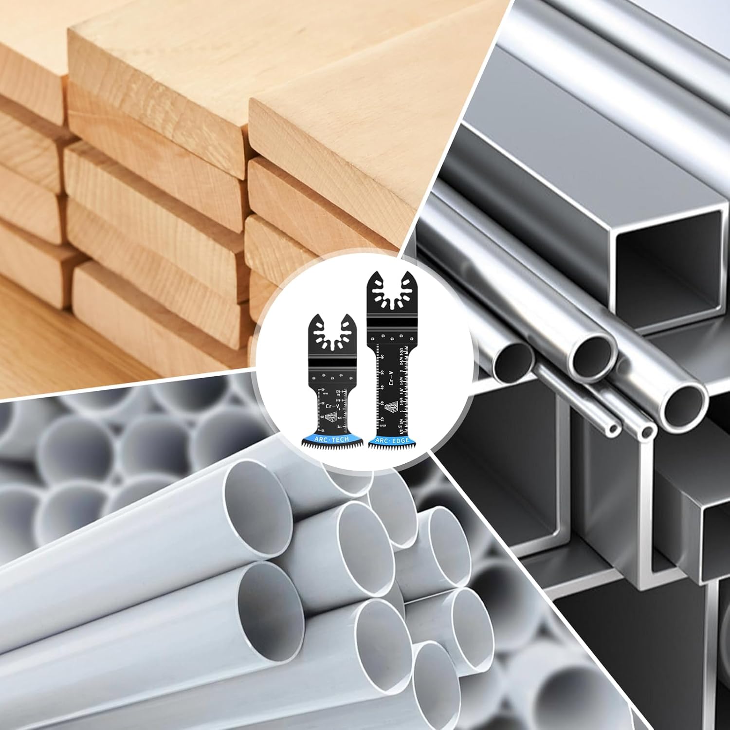 Thumbnail 5 de Lame multifunzione 5 pezzi per legno e metallo đź›