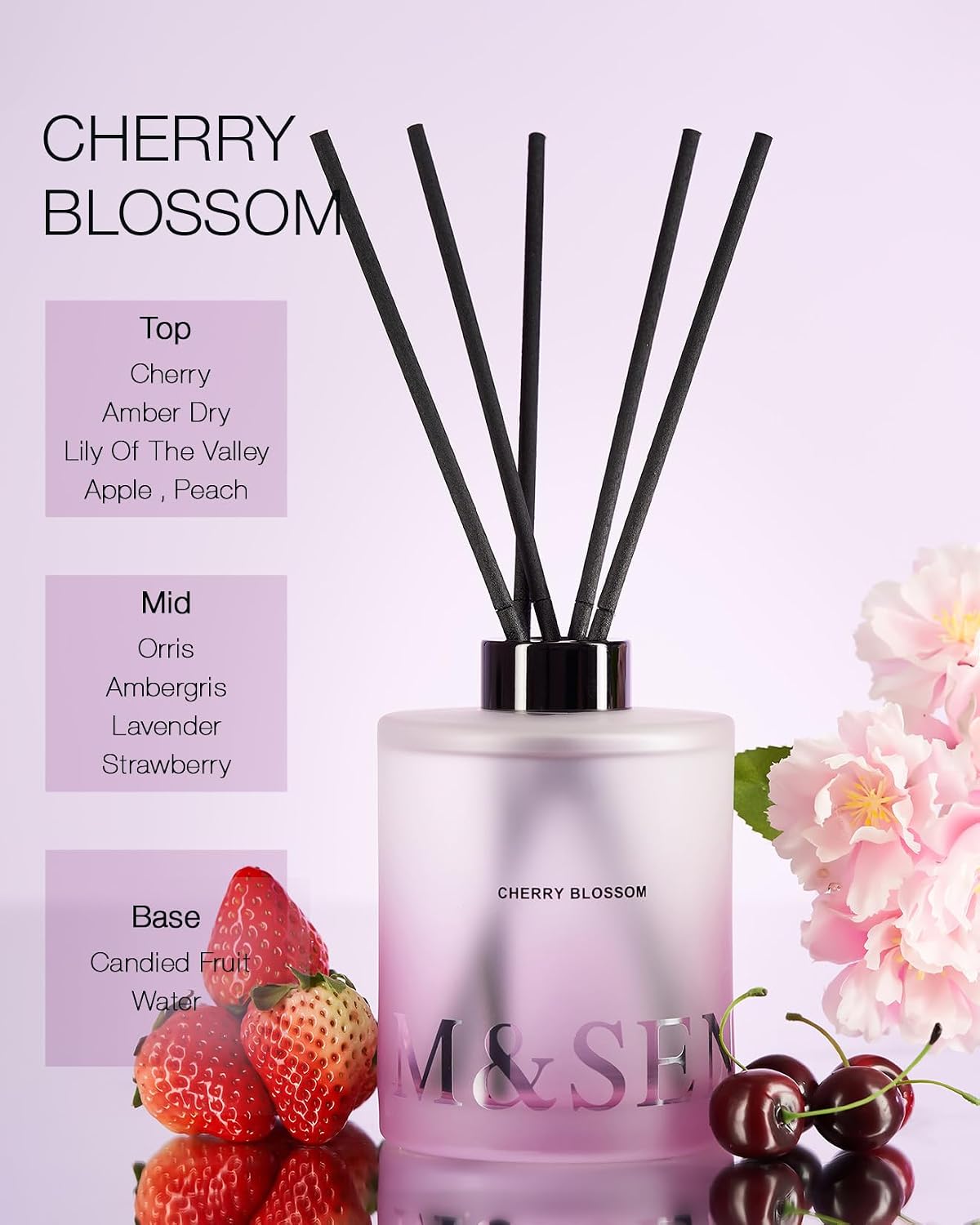 Detalle de M&SENSE Reed Diffuser 500 mL