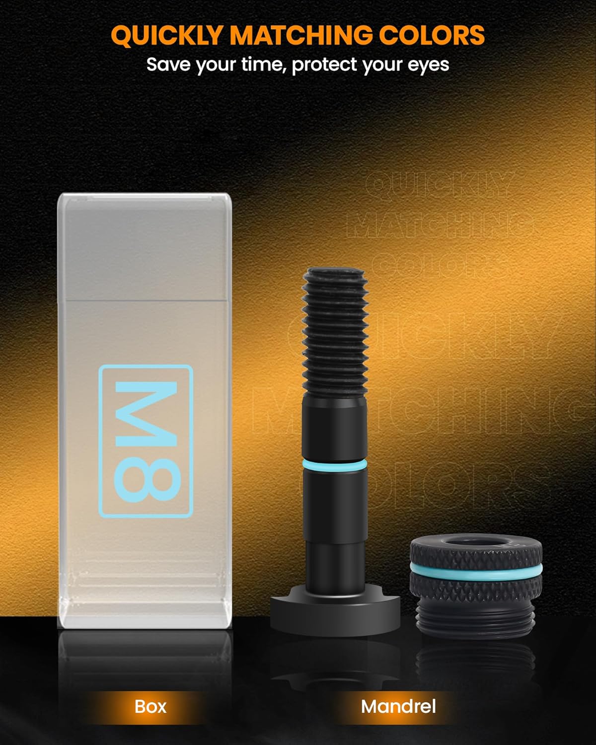 Thumbnail 4 de HARDELL Rivet Nut Tool Kit 16-inch, 110pc set 🛠️