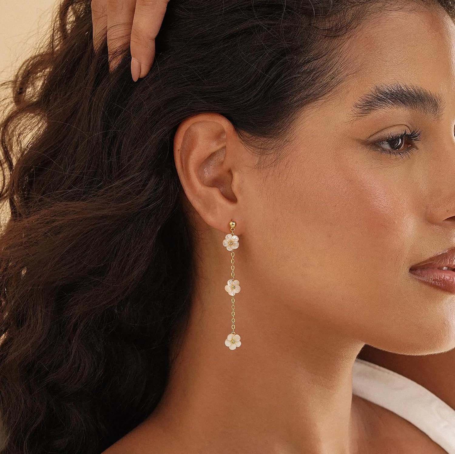 Detalle de Moodear Drop Earrings 14K Gold-Plated