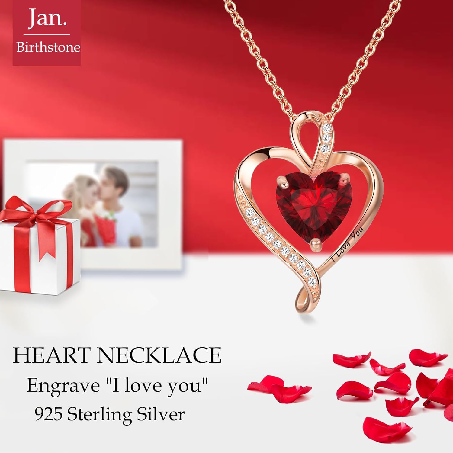 Thumbnail 2 de LAVUMO Collar Corazón Infinito Plata 925