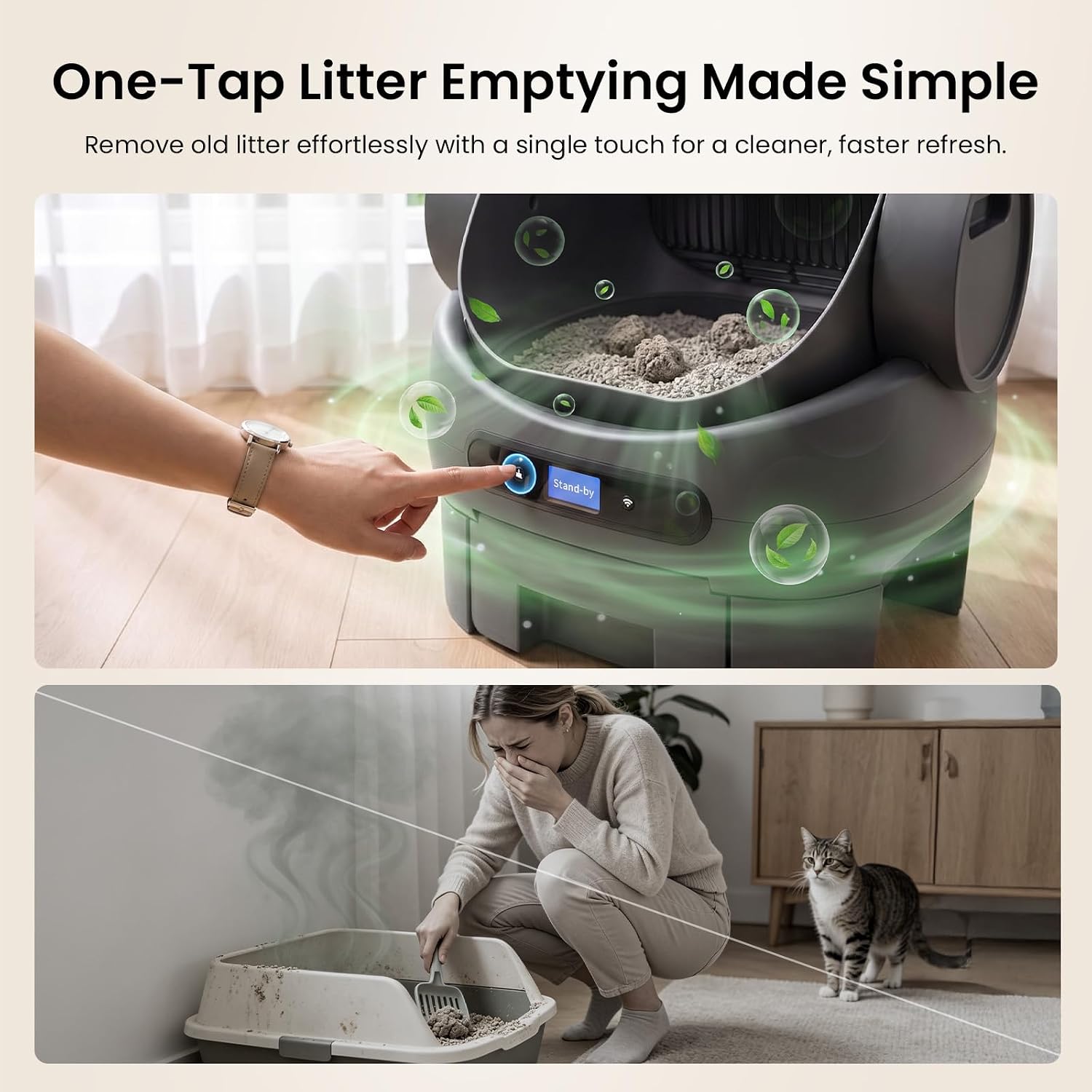 Thumbnail 6 de Automatic Cat Litter Box with 10 Safety Sensors