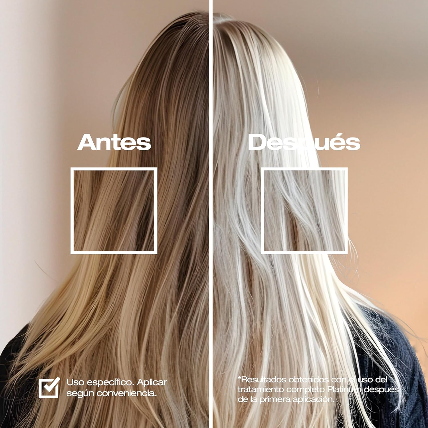 Detalle de Abril et Nature Platinum Champú Profesional, para Cabellos Rubios 💜