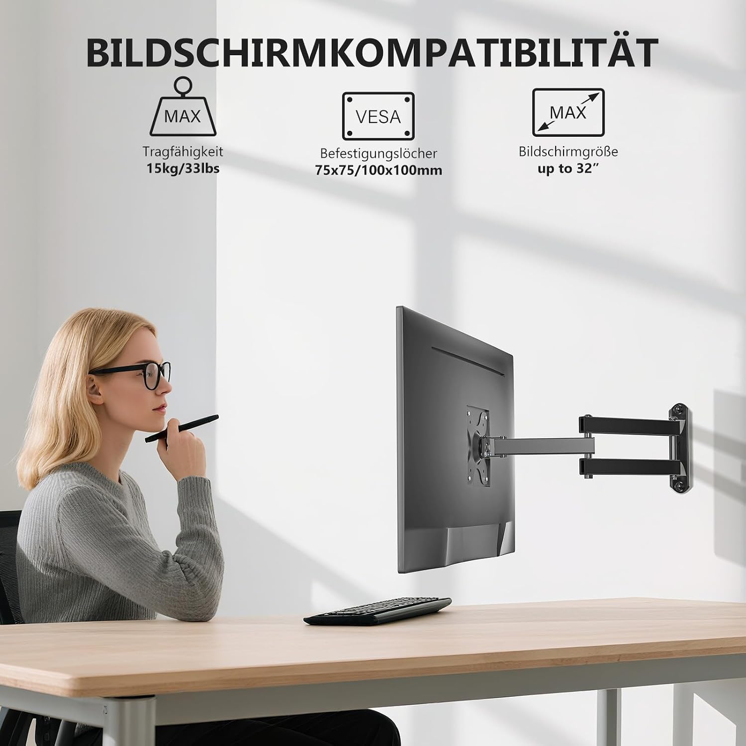 Thumbnail 2 de WALI TV-Wandhalterung für 13-32 Zoll