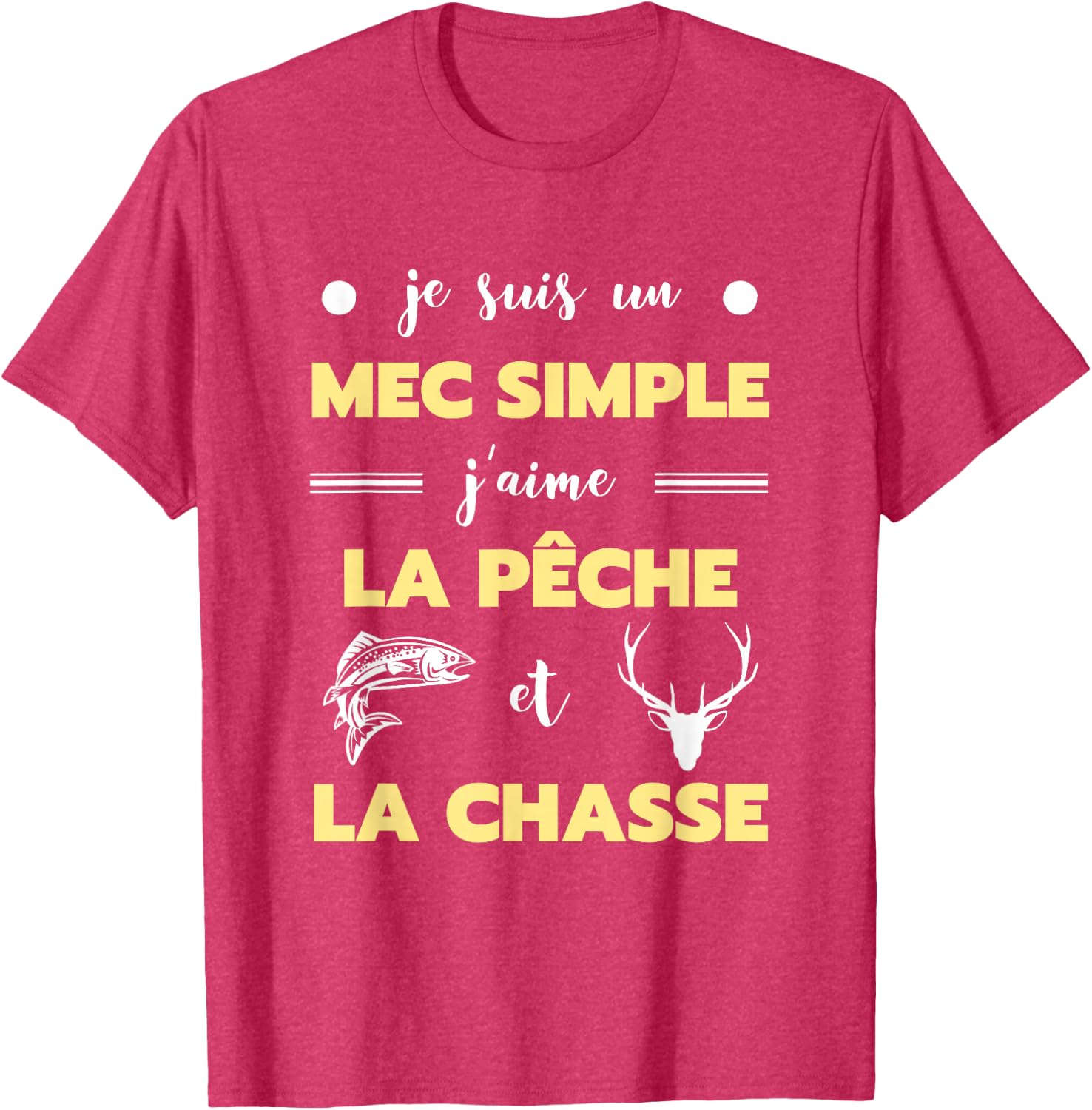 Thumbnail 3 de Mec Simple Chasse Peche T‑Shirt