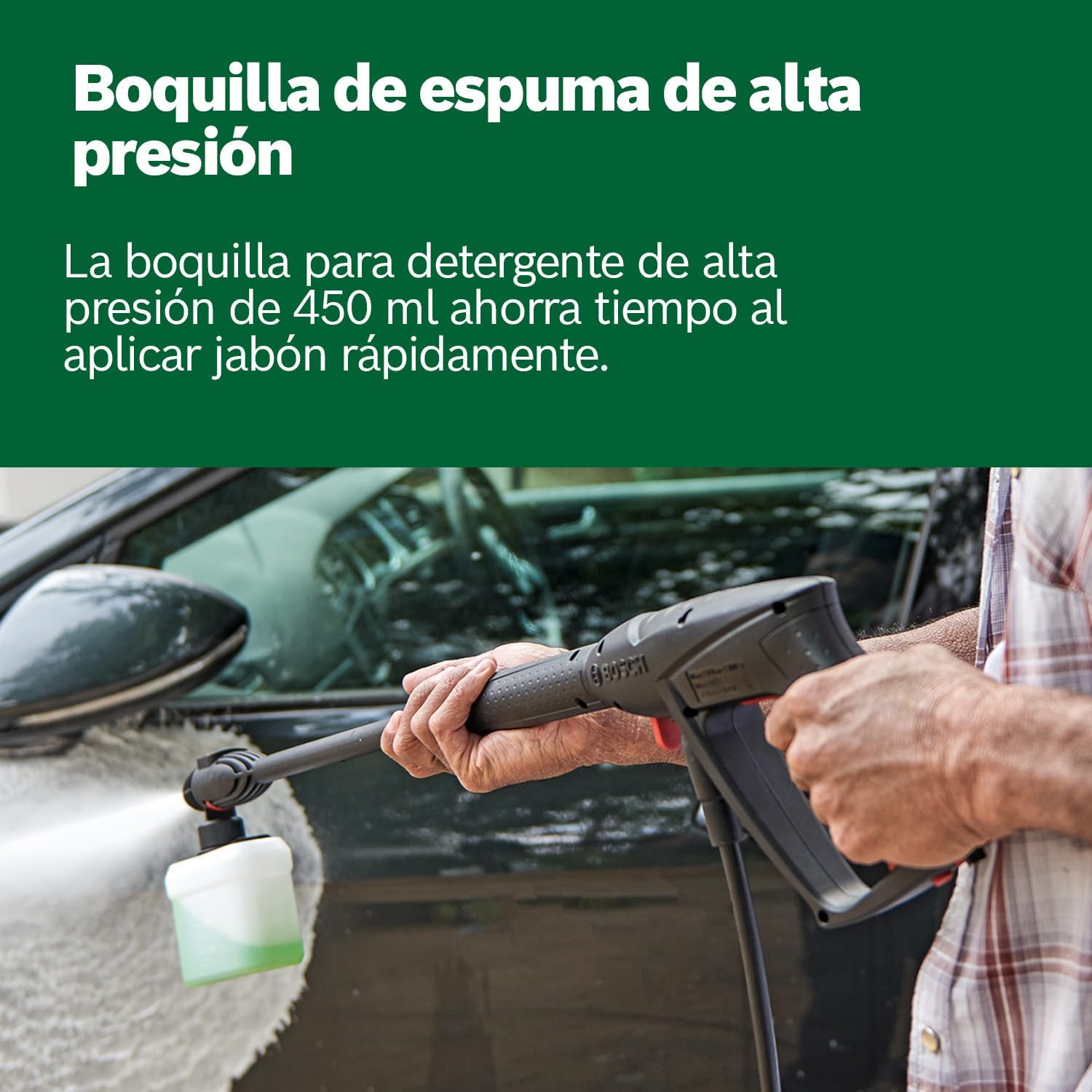 Detalle 2 de Bosch Home and Garden Limpiadora de Alta Presión 1500W 💧