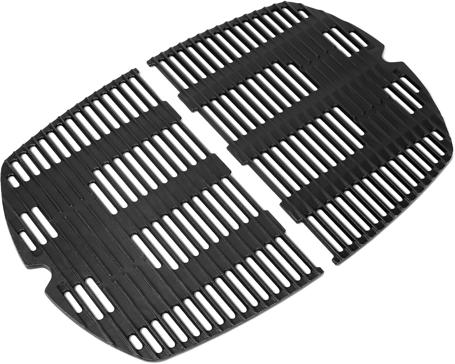 Denmay 7646 Grillrost aus Gusseisen als Ersatz für Weber Q300/Q320/Q3000/Q3200 (2 Stück)