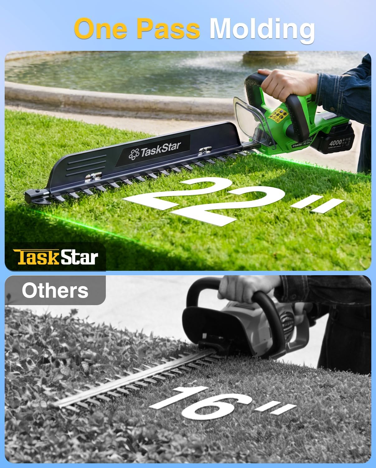 Thumbnail 6 de TaskStar Cordless Hedge Trimmer 22-Inch