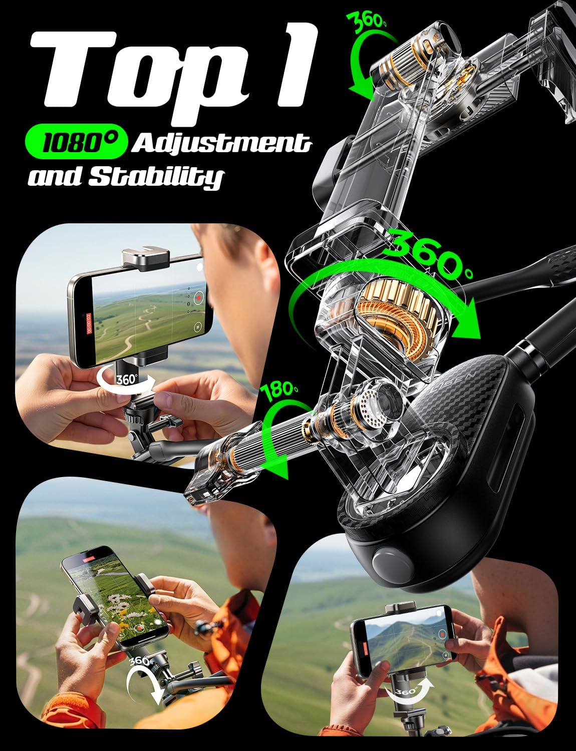 Detalle de LISEN Neck Phone Holder for 4–7 inch phones 🎥