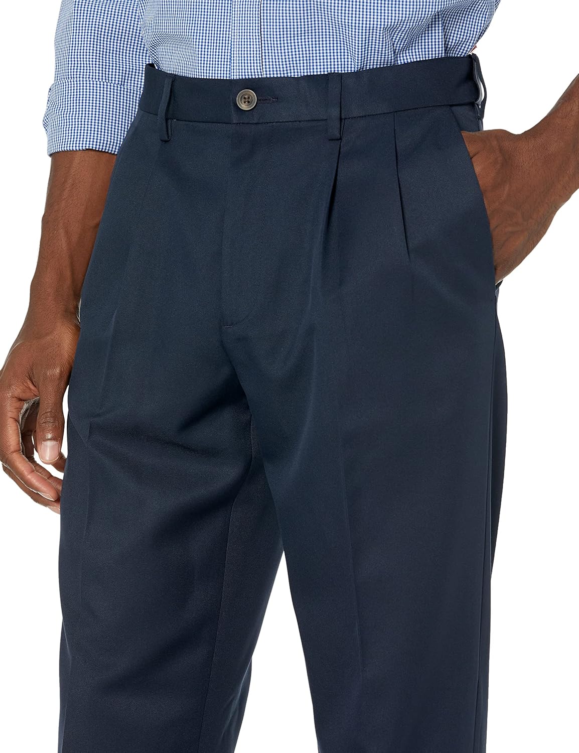 Thumbnail 2 de Amazon Essentials Men's Classic Fit Formal Expandable-Waist Pleated Dress Trousers