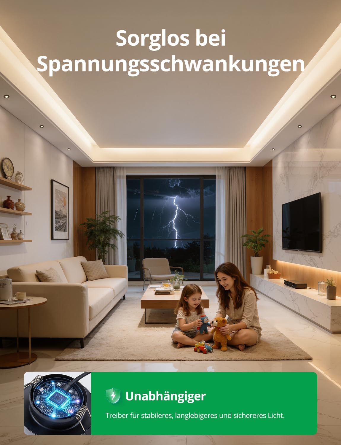Detalle 1 de BOJIM Einbaustrahler LED 5,5 W 10er Set