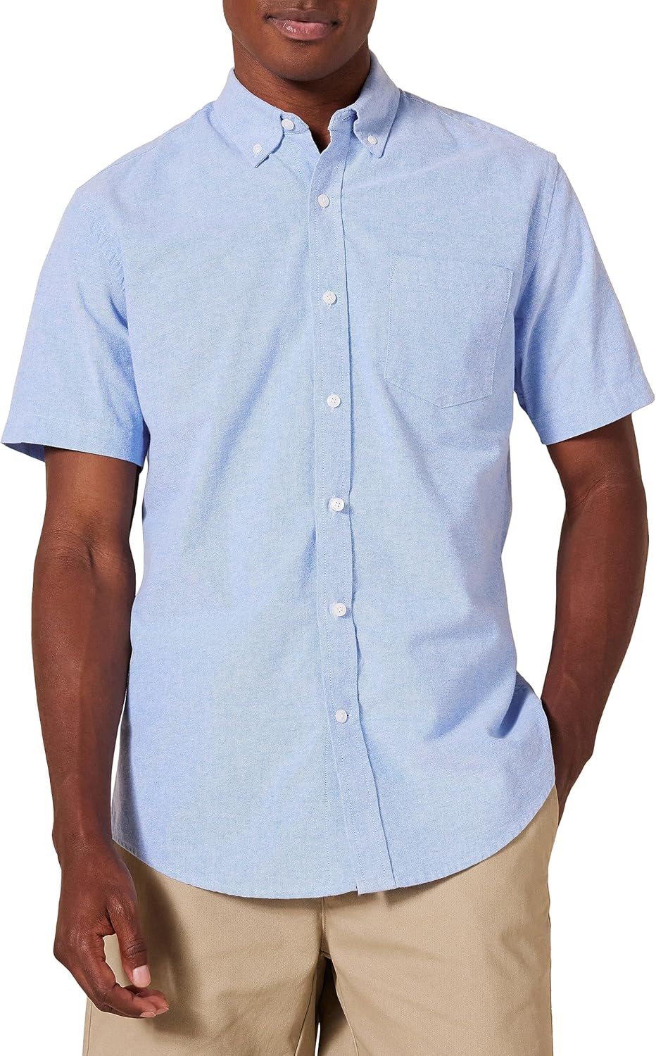 Thumbnail 6 de Chemise Oxford Amazon Essentials homme à une poche et manches courtes, coupe régulière