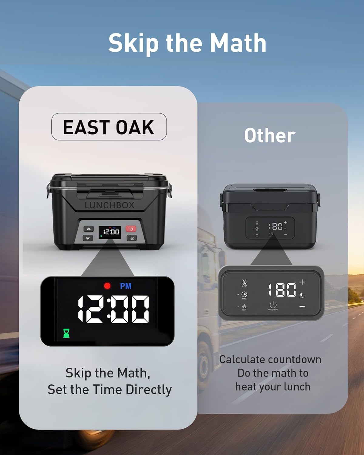 Thumbnail 3 de EAST OAK Cordless Electric Lunch Box 5.5 cups 🍱