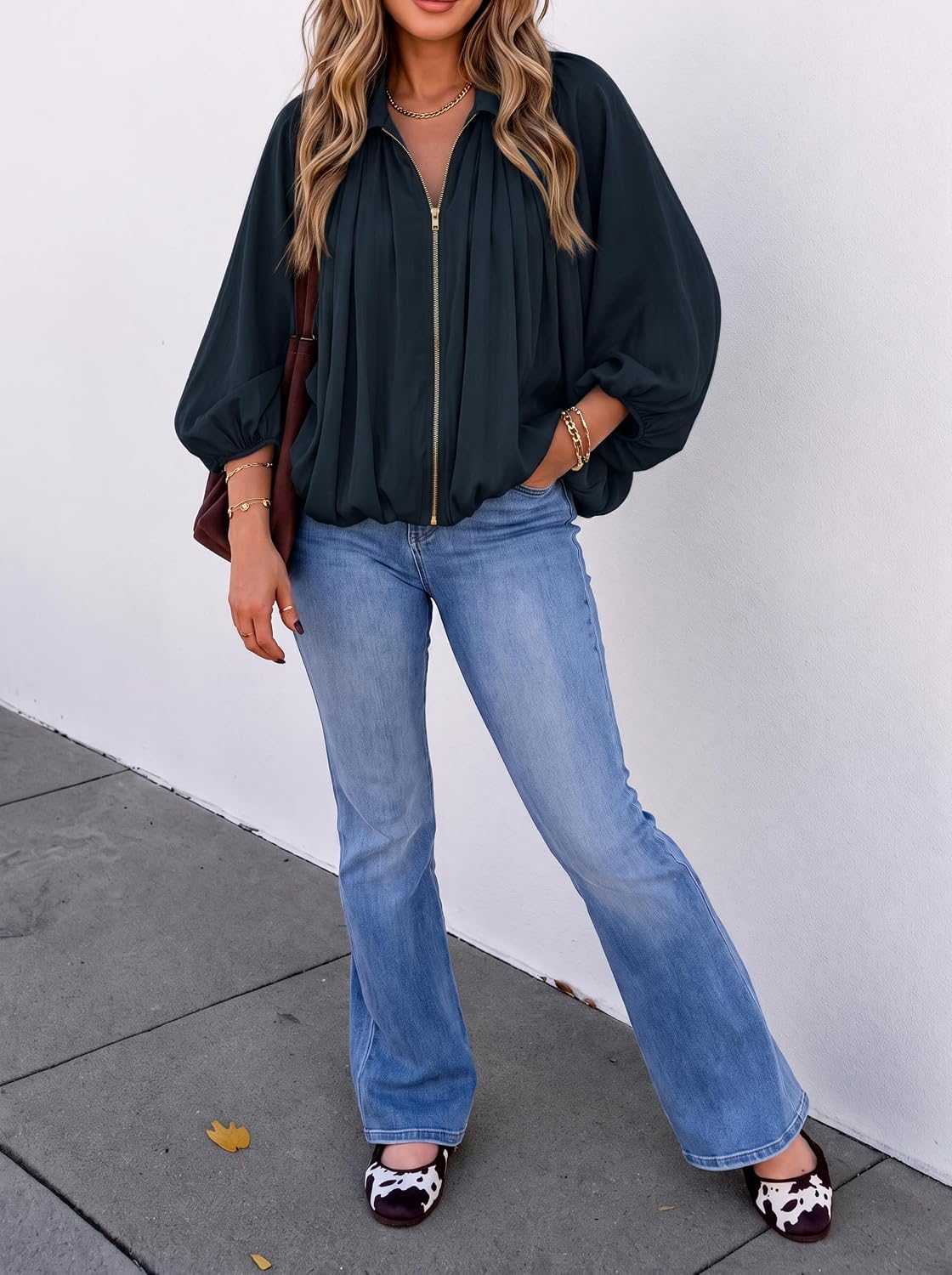 Thumbnail 5 de Tankaneo Women's Bomber Jacket, Oversized