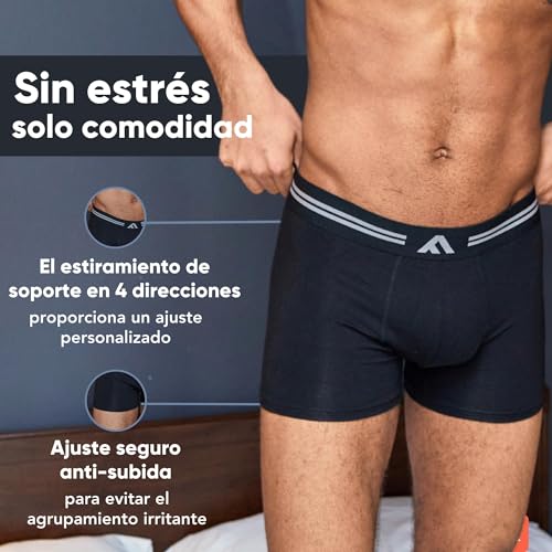 Detalle 2 de FM London Boxers en bambou, lot de 5 ⚙