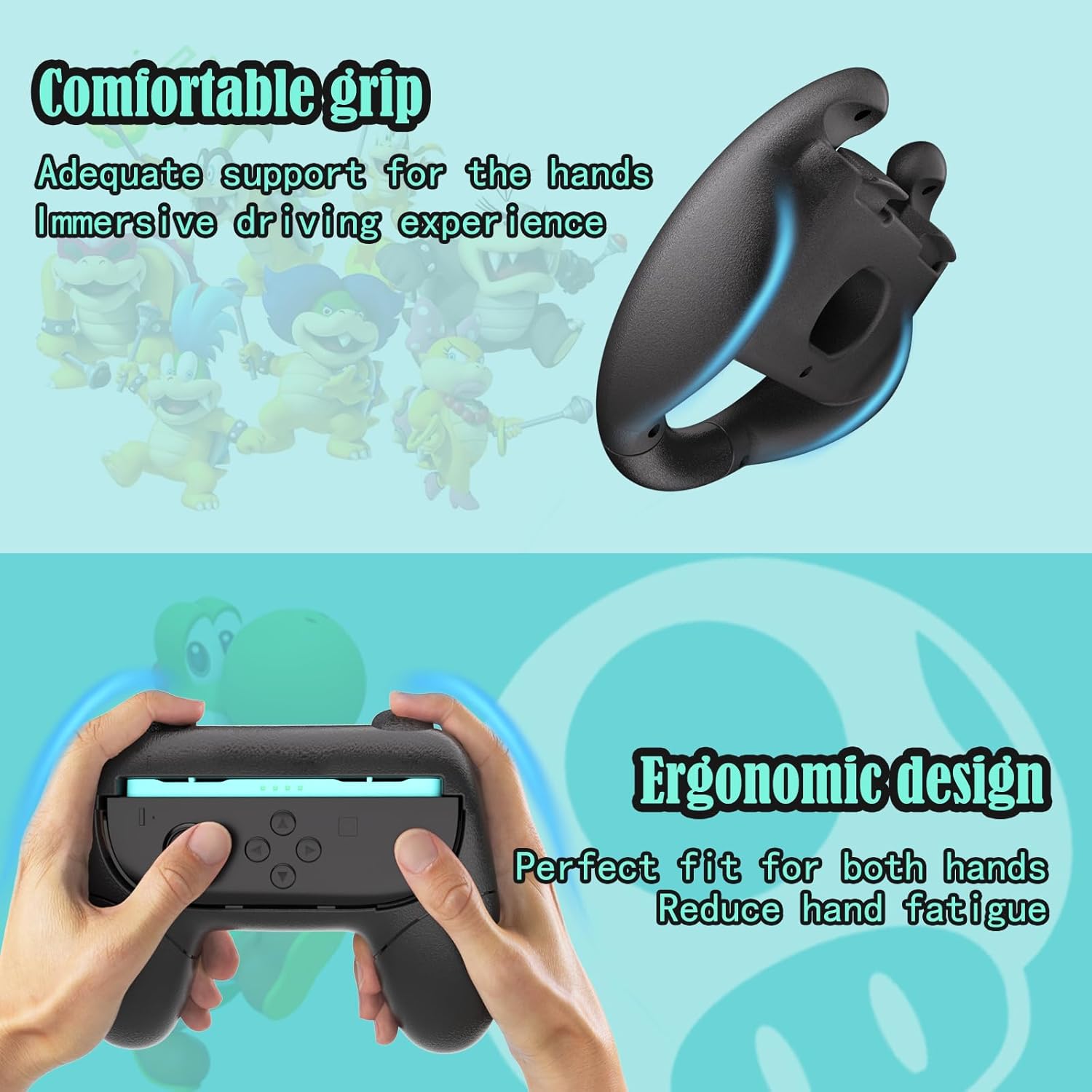 Thumbnail 2 de HEYSTOP Volanti per Nintendo Switch 2 4 in 1