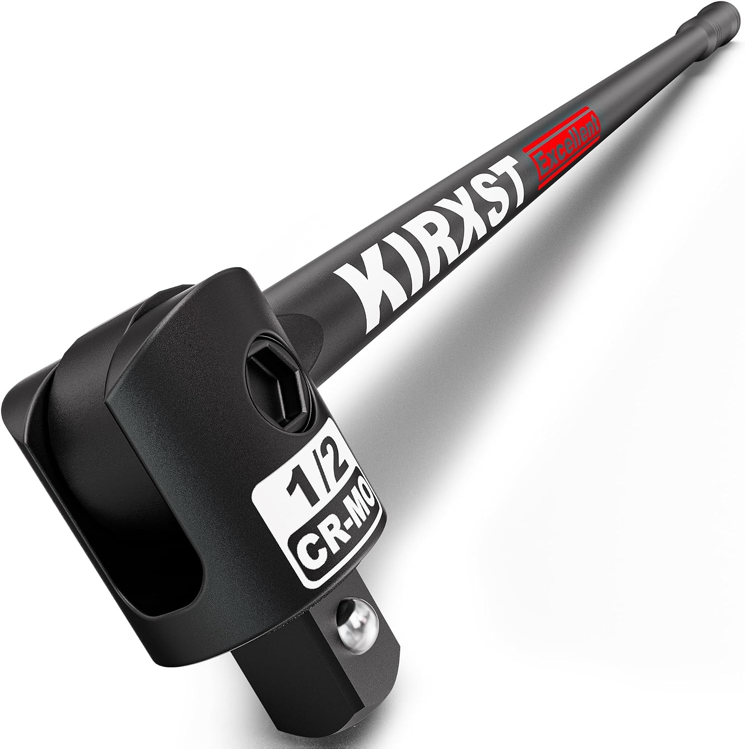 Detalle de KIRXST 1/2" Drive Heavy Duty Breaker Bar – 600 mm with Flexible Knuckle Handle
