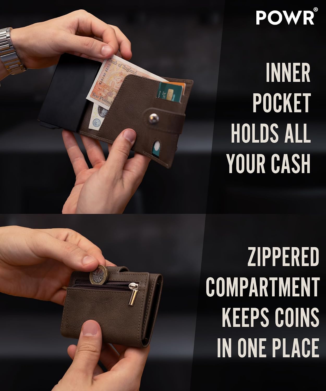 Thumbnail 5 de POWR Wallet Metal Cardholder 8 Cards