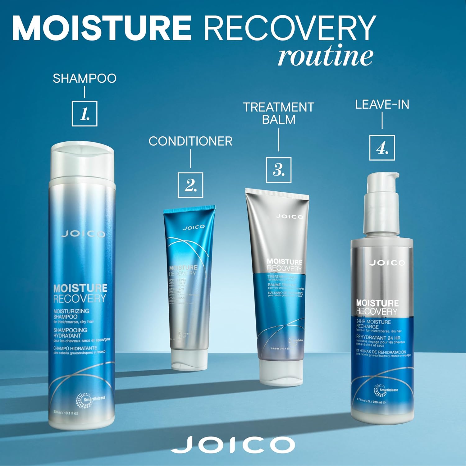 Detalle de Joico J152442 Moisture Recovery Conditioner for Thick, Dry Hair
