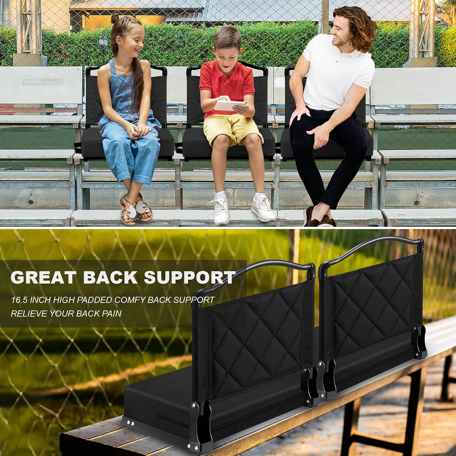 Detalle 1 de Kaganoon Stadium Seats 400 lbs support
