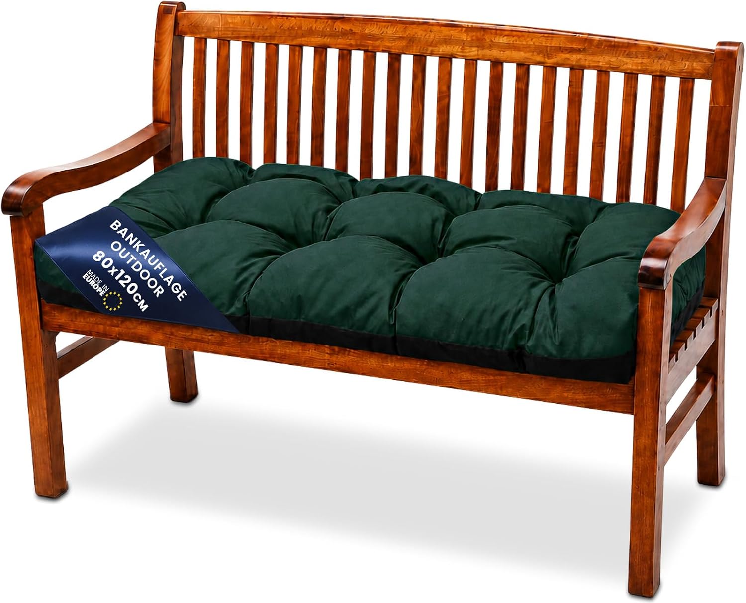 Thumbnail 6 de Amazinggirl bankkussen 180 x 100 cm, groen polyester voor tuinbank