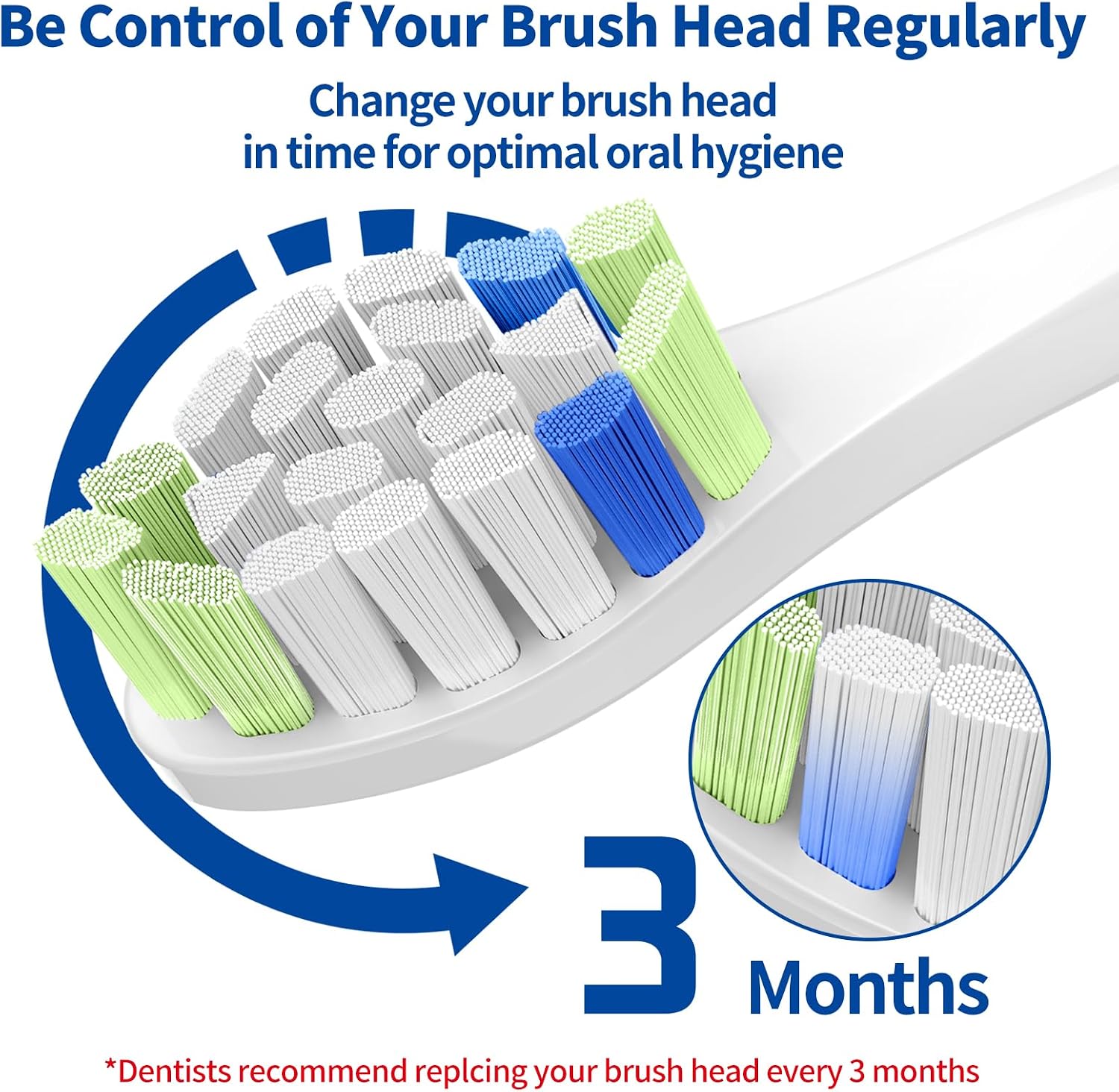 Thumbnail 4 de Replacement Toothbrush Heads Pack of 10 🪥