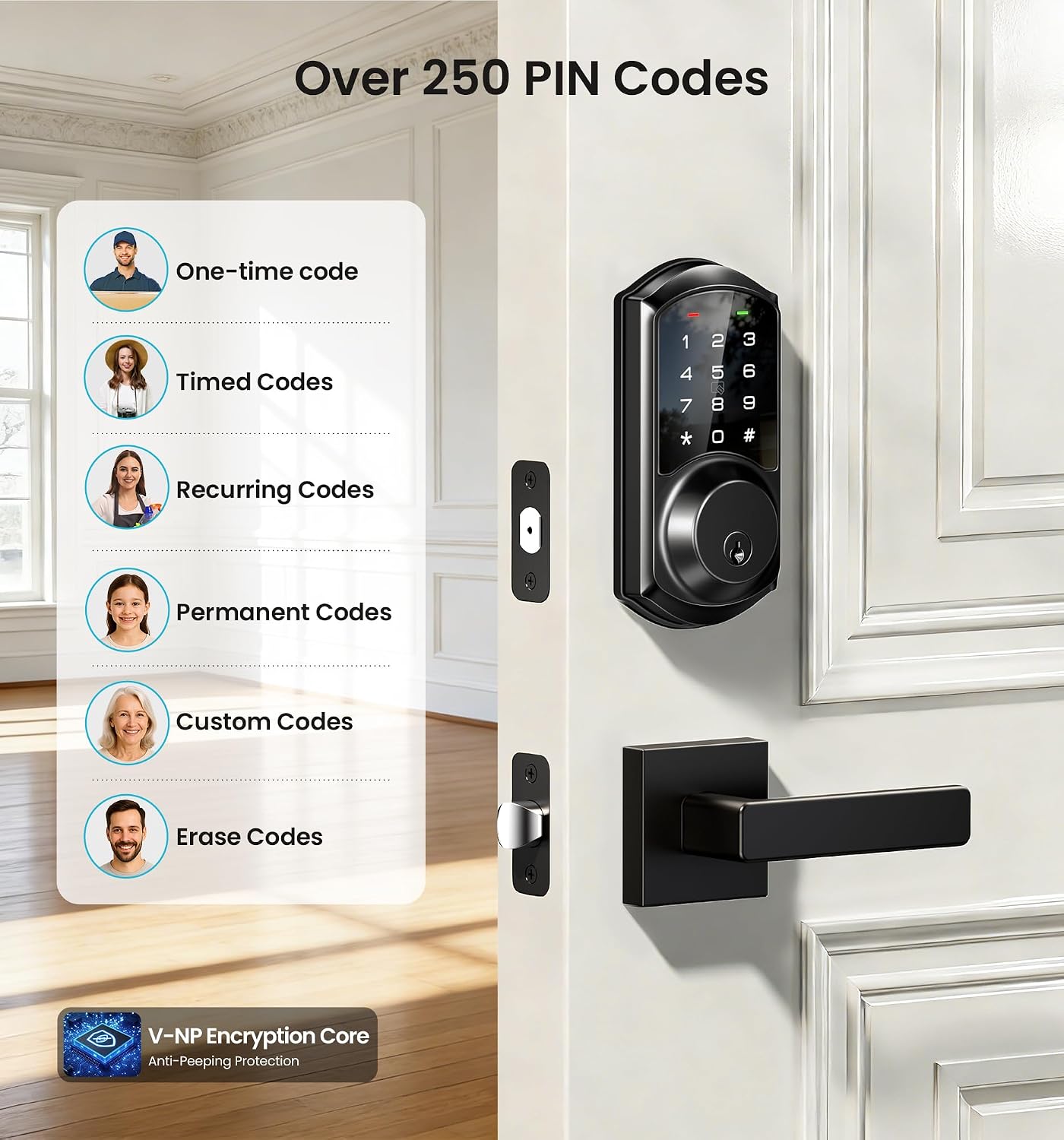 Thumbnail 6 de Veise smart deadbolt lock VE06-L