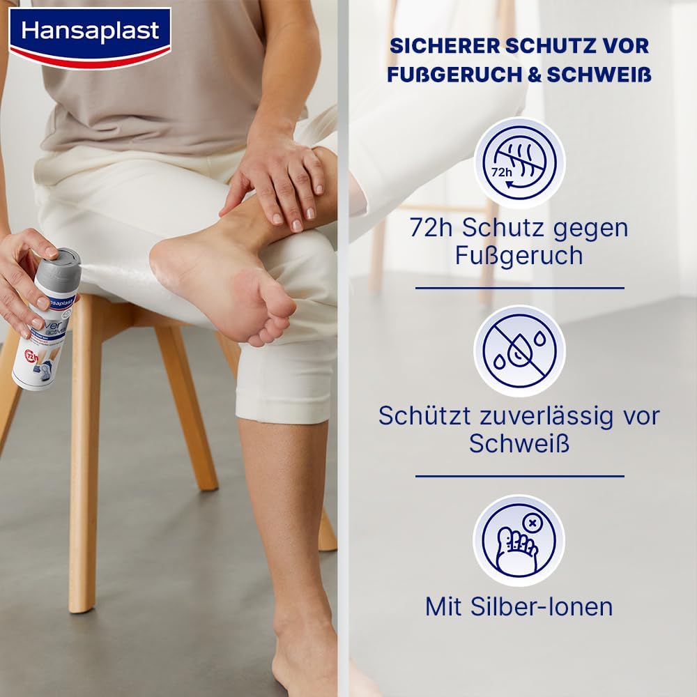 Detalle 2 de Hansaplast Silver Active Fußspray 150 ml
