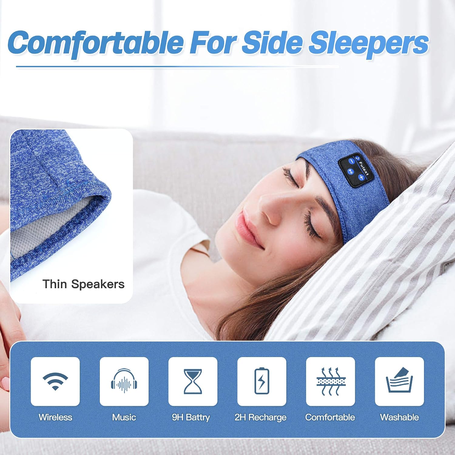 Detalle 2 de Lavince Schlafkopfhörer Sport Stirnband Bluetooth