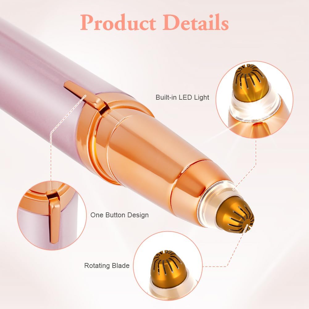 Thumbnail 2 de Alaoo Epilatore Viso Donna per sopracciglia ricaricabile USB (Champagne Gold)