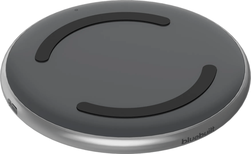 Detalle de BlueBuilt kabelloses Ladegerät 10 W in Schwarz – praktisches Qi-Laden ohne Kabel