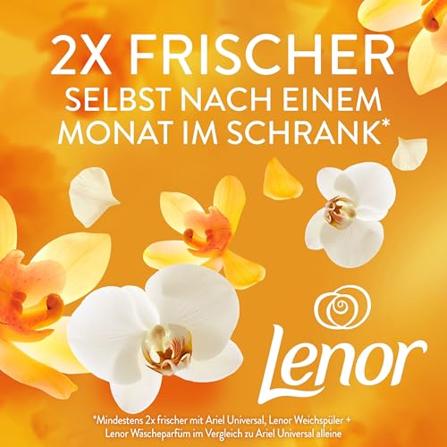 Detalle 2 de Lenor Wäscheparfüm Goldene Orchidee, 495g – lang anhaltender Duft für Textilien
