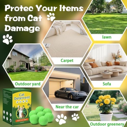 Detalle de RIOSYE Cat Repellent for Gardens UK: Natural, Long‑Lasting Outdoor & Indoor Deterrent