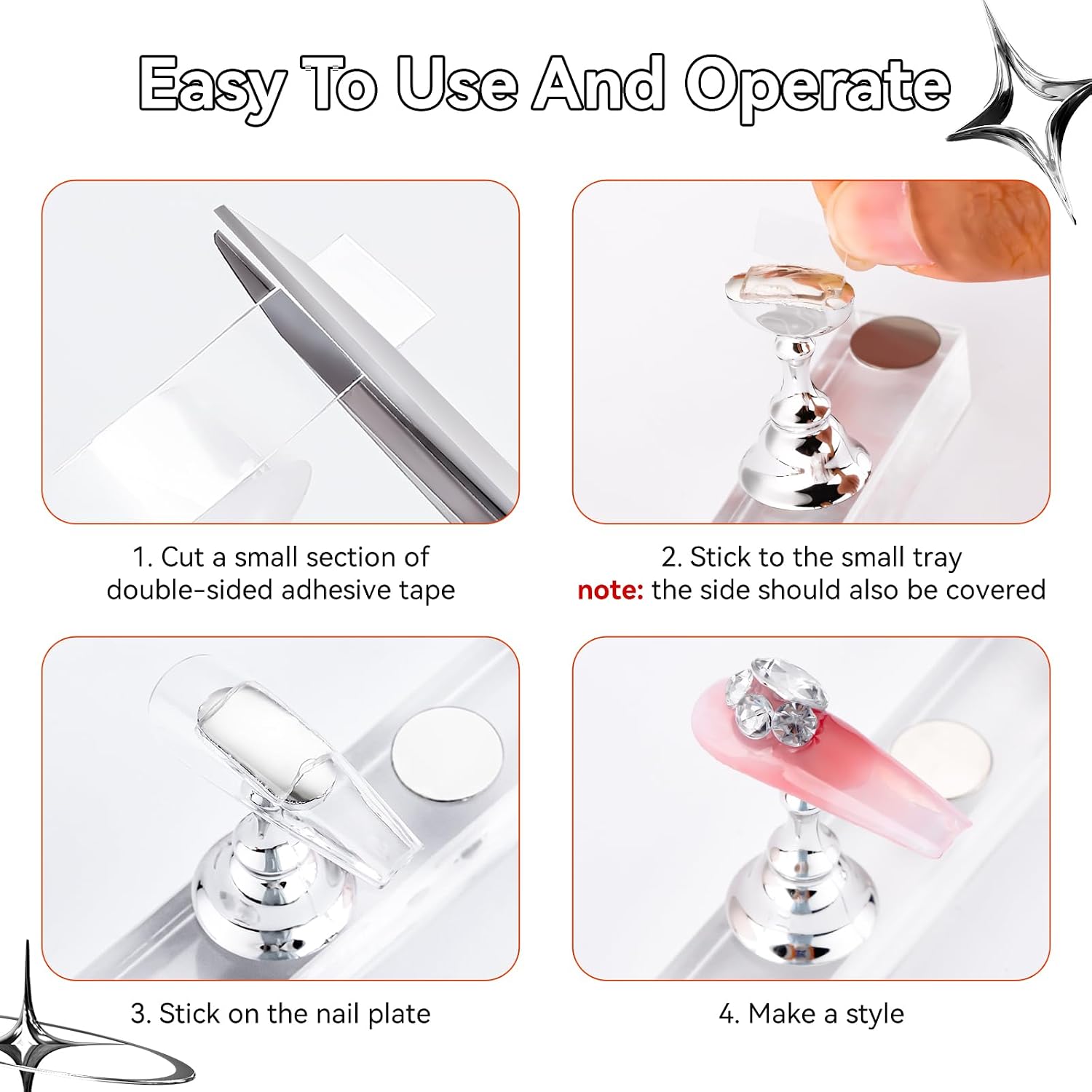 Thumbnail 6 de Makartt Nail Art Stand, Silver