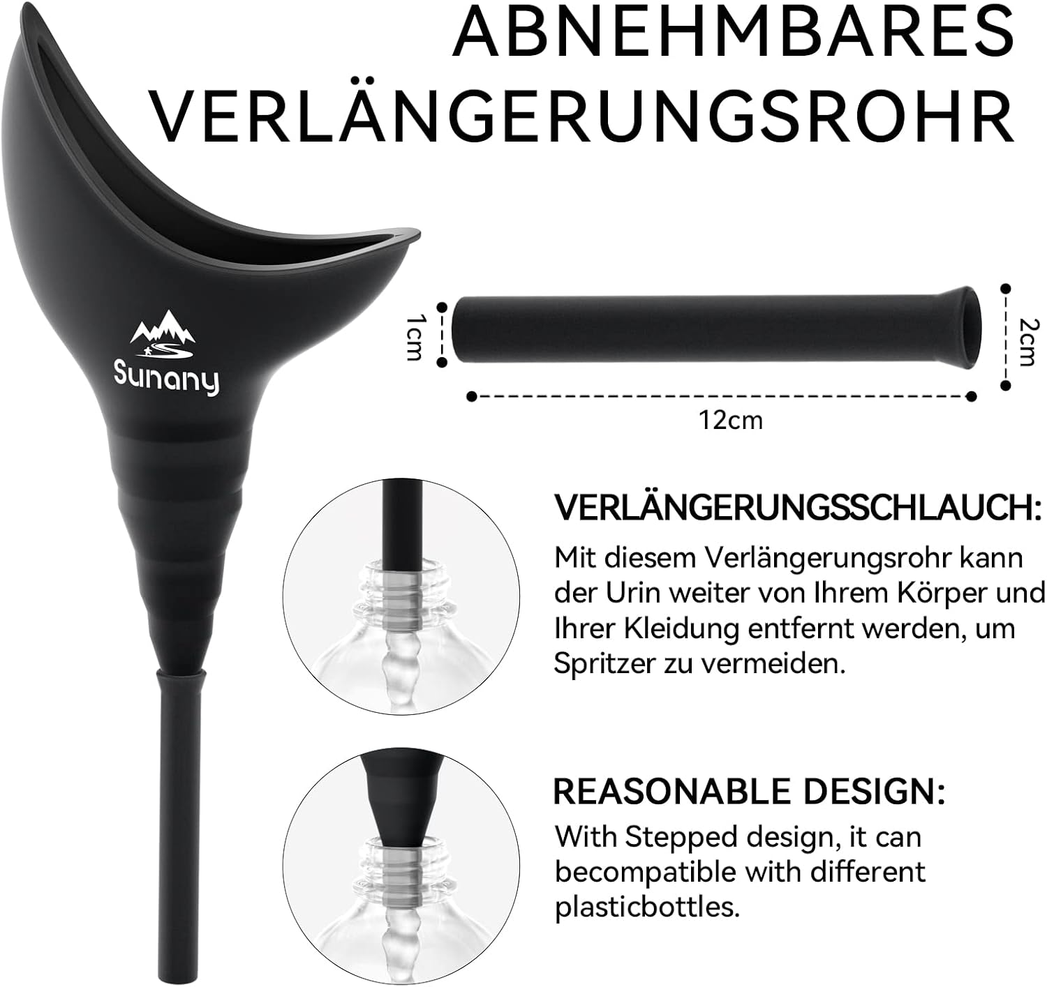Detalle de Sunany Urinella für Frauen Silikon, tragbar