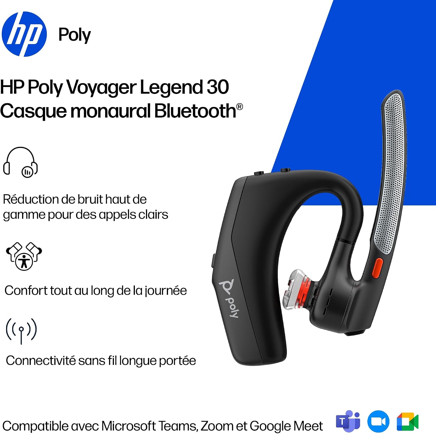 Thumbnail 1 de Poly Voyager Legend 30 casque Bluetooth