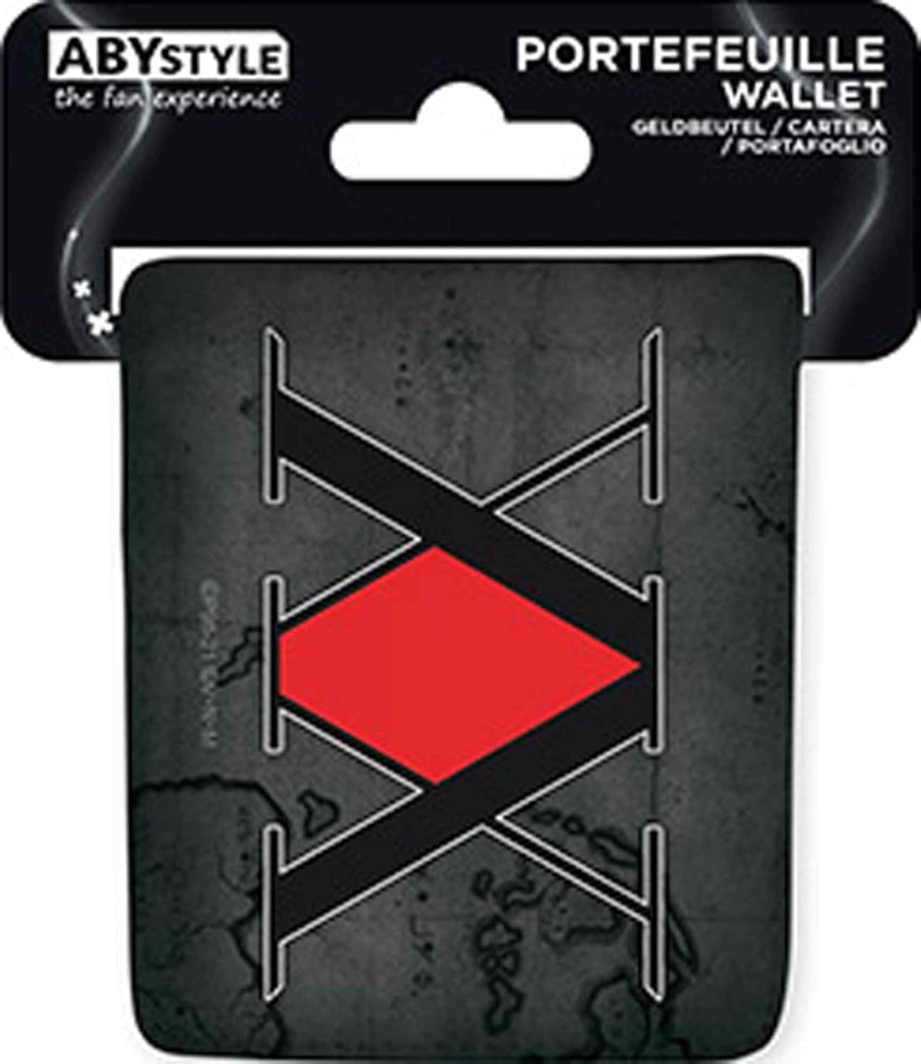 Detalle de ABYSTYLE Hunter X Hunter Geldbörse „Emblem“ aus Vinyl – klassisch, schwarz