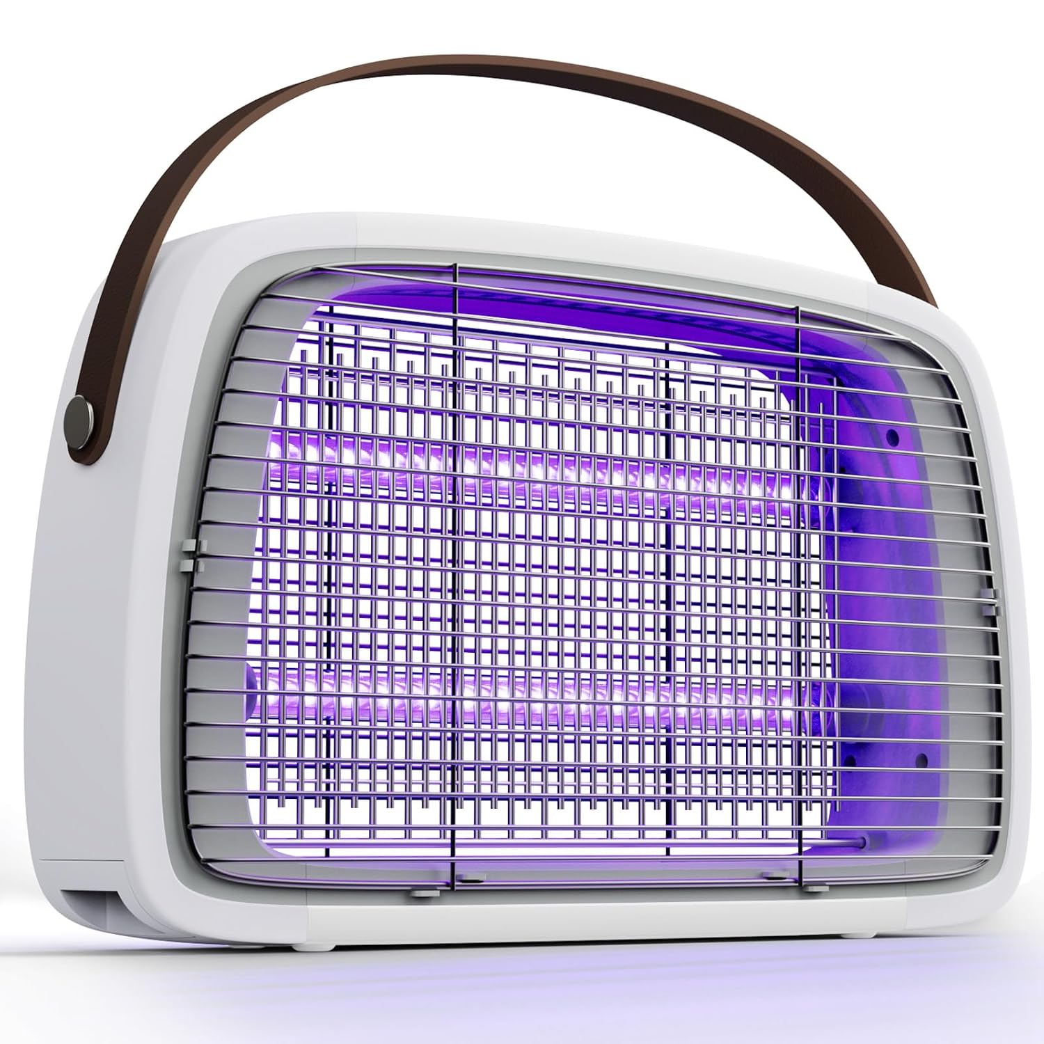 Detalle de PKBD Stylish LED Fly Zapper with Leather Handle (Graphite)