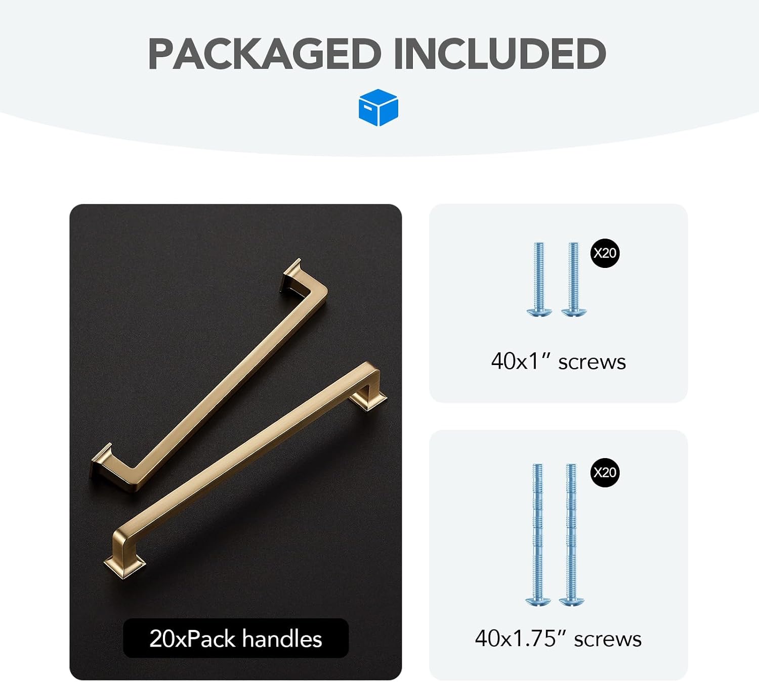 Thumbnail 5 de HOME EDIT HD9ZC192XBT Champagne Bronze Cabinet Pulls, 7.5-Inch, 20-Pack