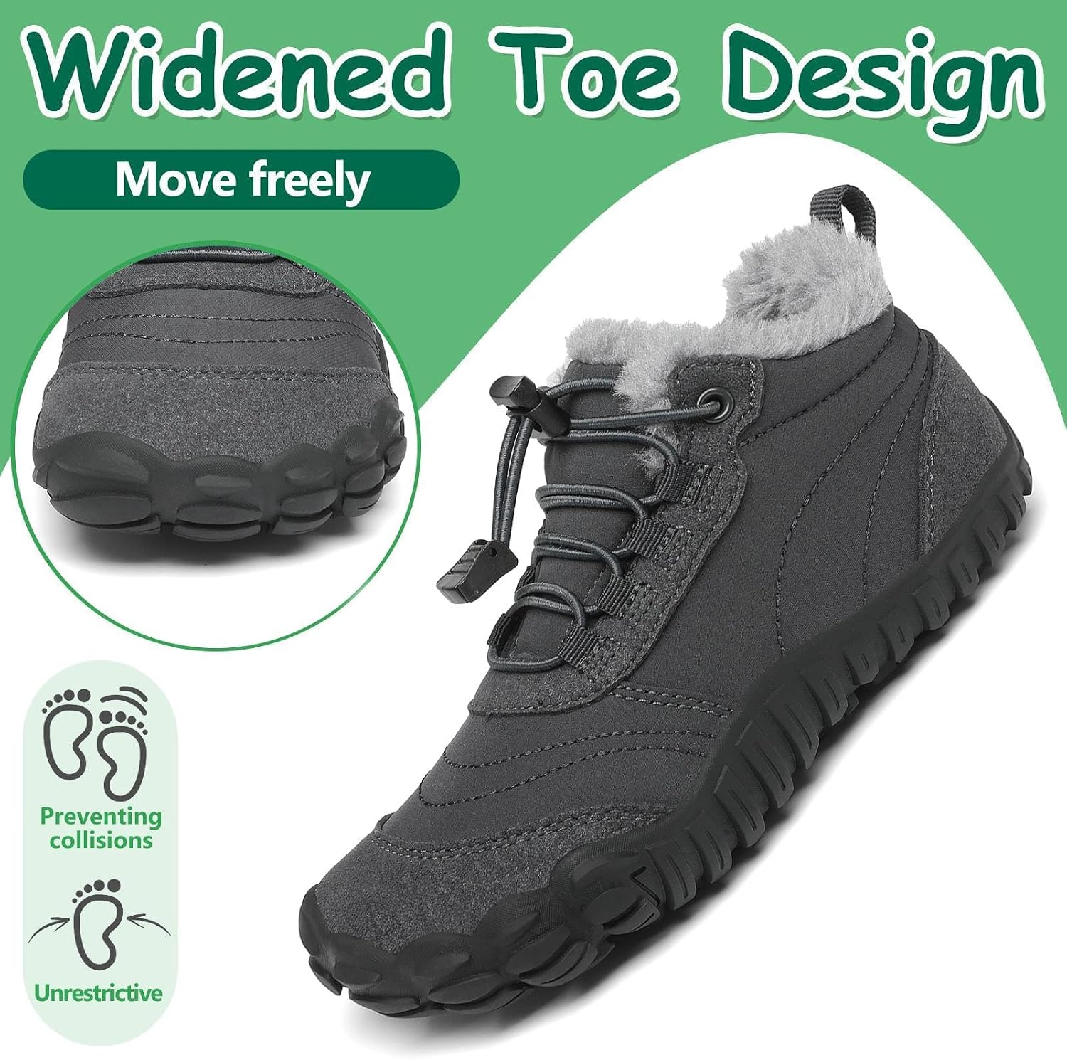 Thumbnail 1 de Bambini Barefoot Scarpe Invernali Doposci GR.26-36