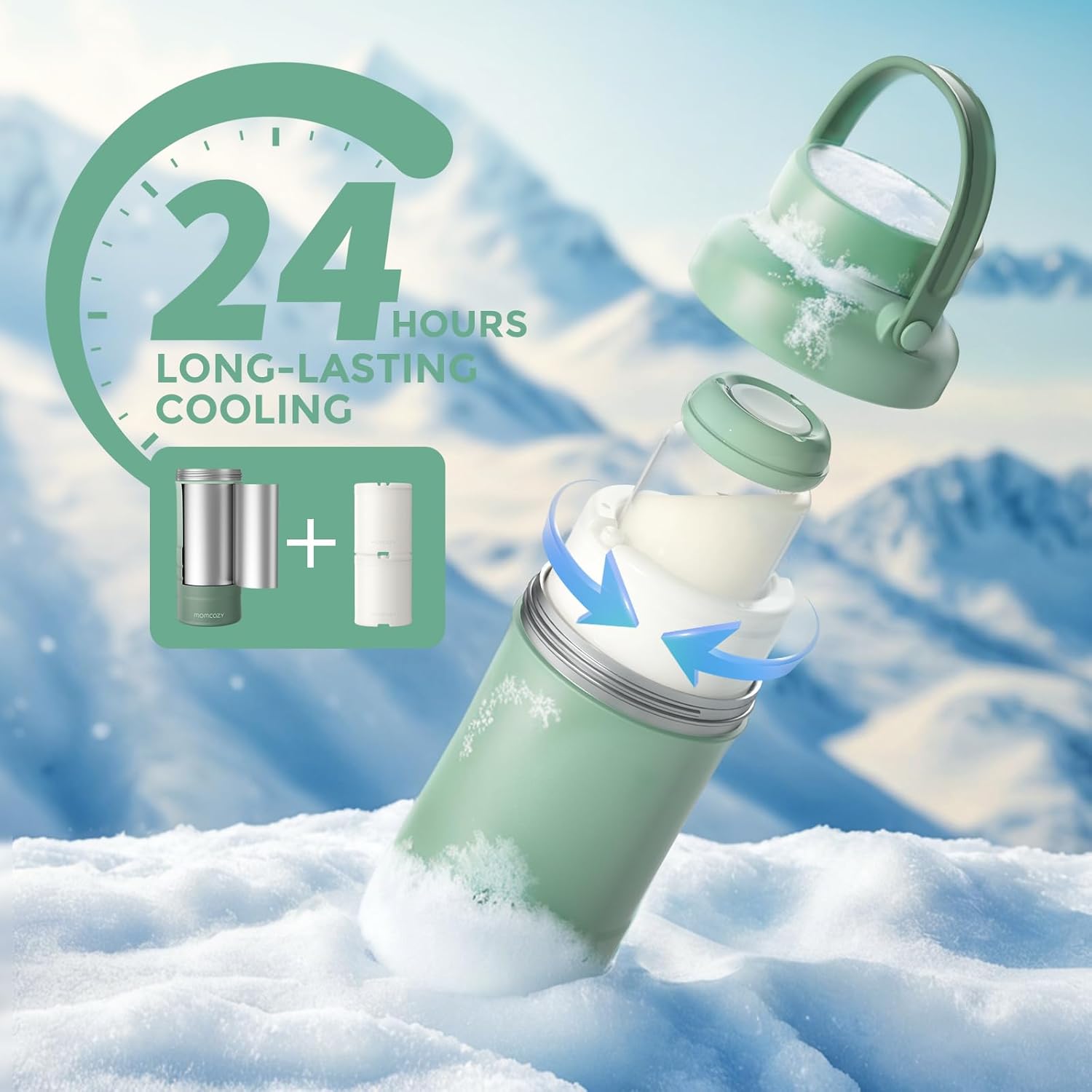 Thumbnail 2 de Momcozy 22oz Portable Breast Milk Cooler