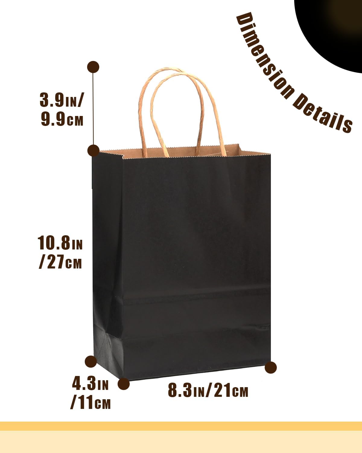 Detalle 1 de Gcardist gift bags 30 pack, 11x5x8 inches