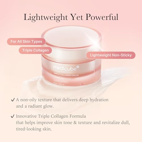 Detalle de medicube Triple Collagen Creme – Feuchtigkeit & Straffung