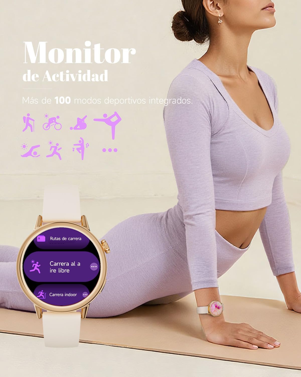Detalle 2 de TOOBUR Reloj Inteligente Mujer 37 mm
