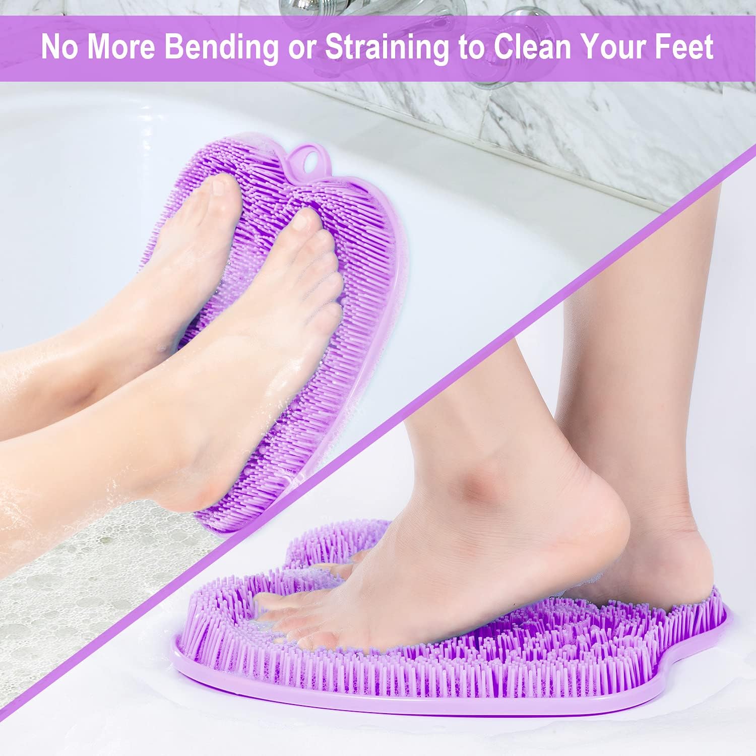 Thumbnail 1 de BESKAR 074c499c-0666-4252-b922-96e69b84254c XL Shower Foot Scrubber Mat